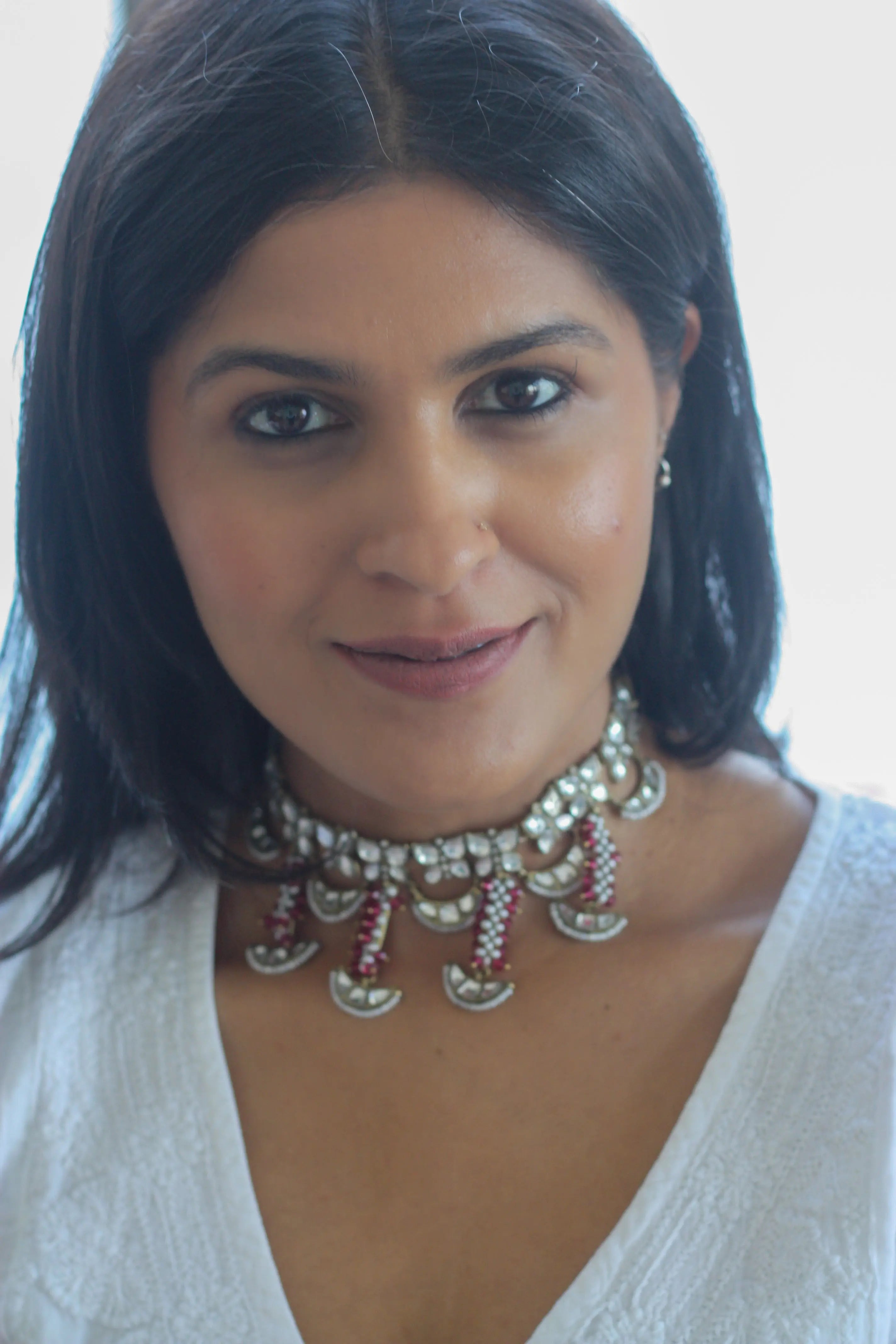 Chandra-Varsha Choker (Ruby Tassels)