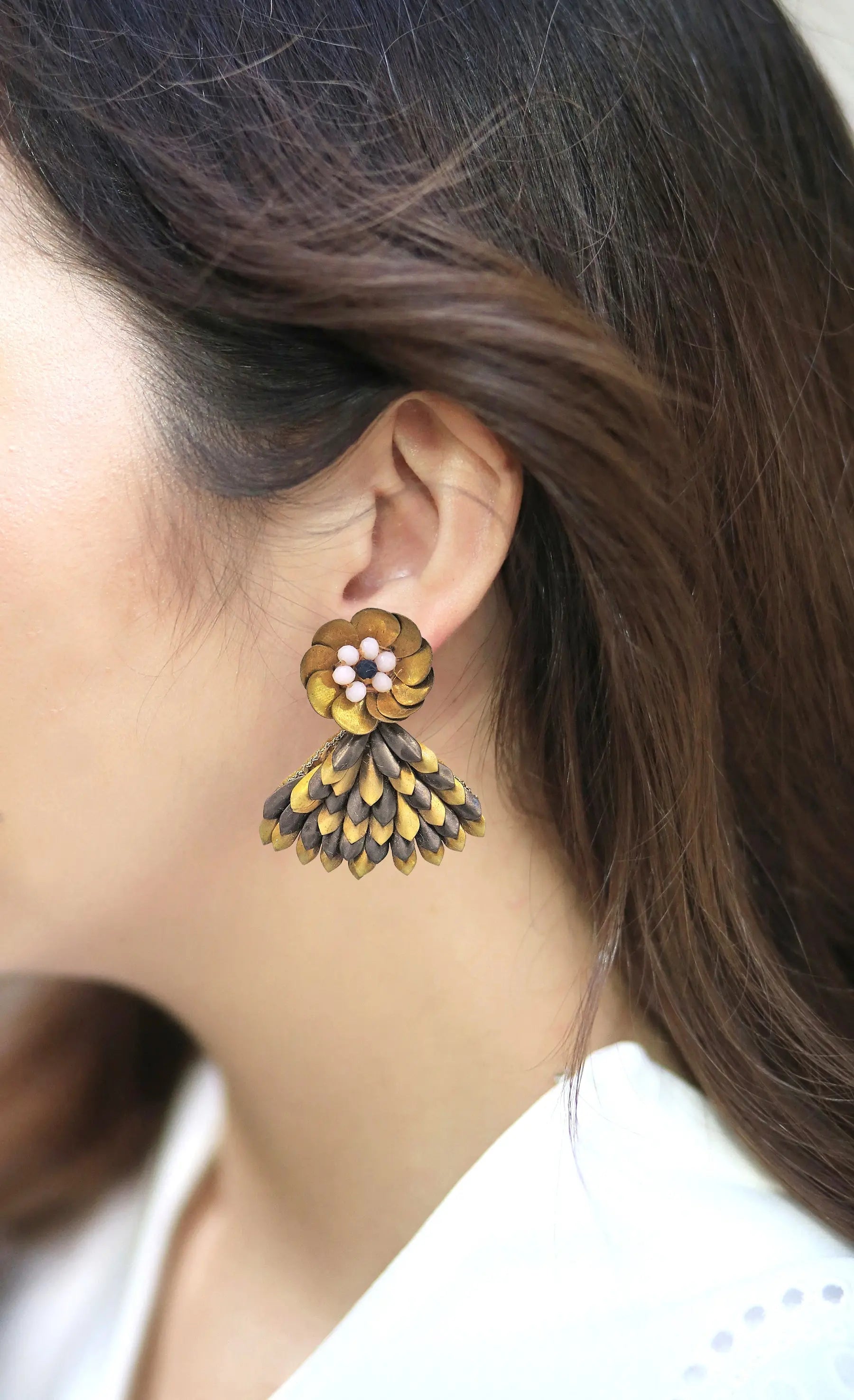 Fan Earrings