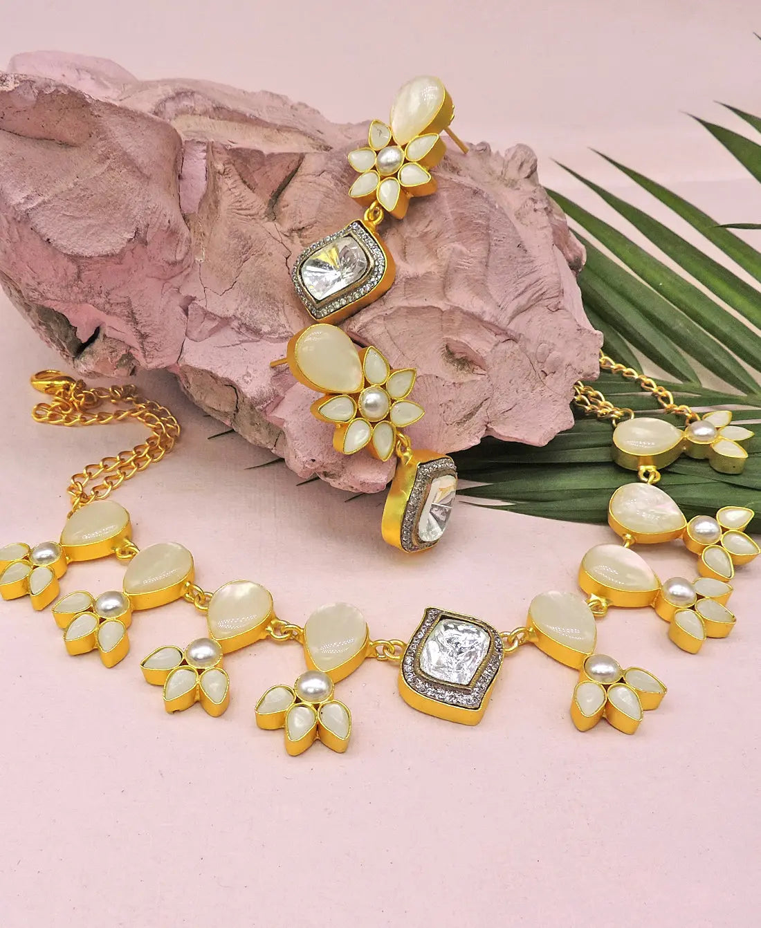 Flower Crystal Earrings