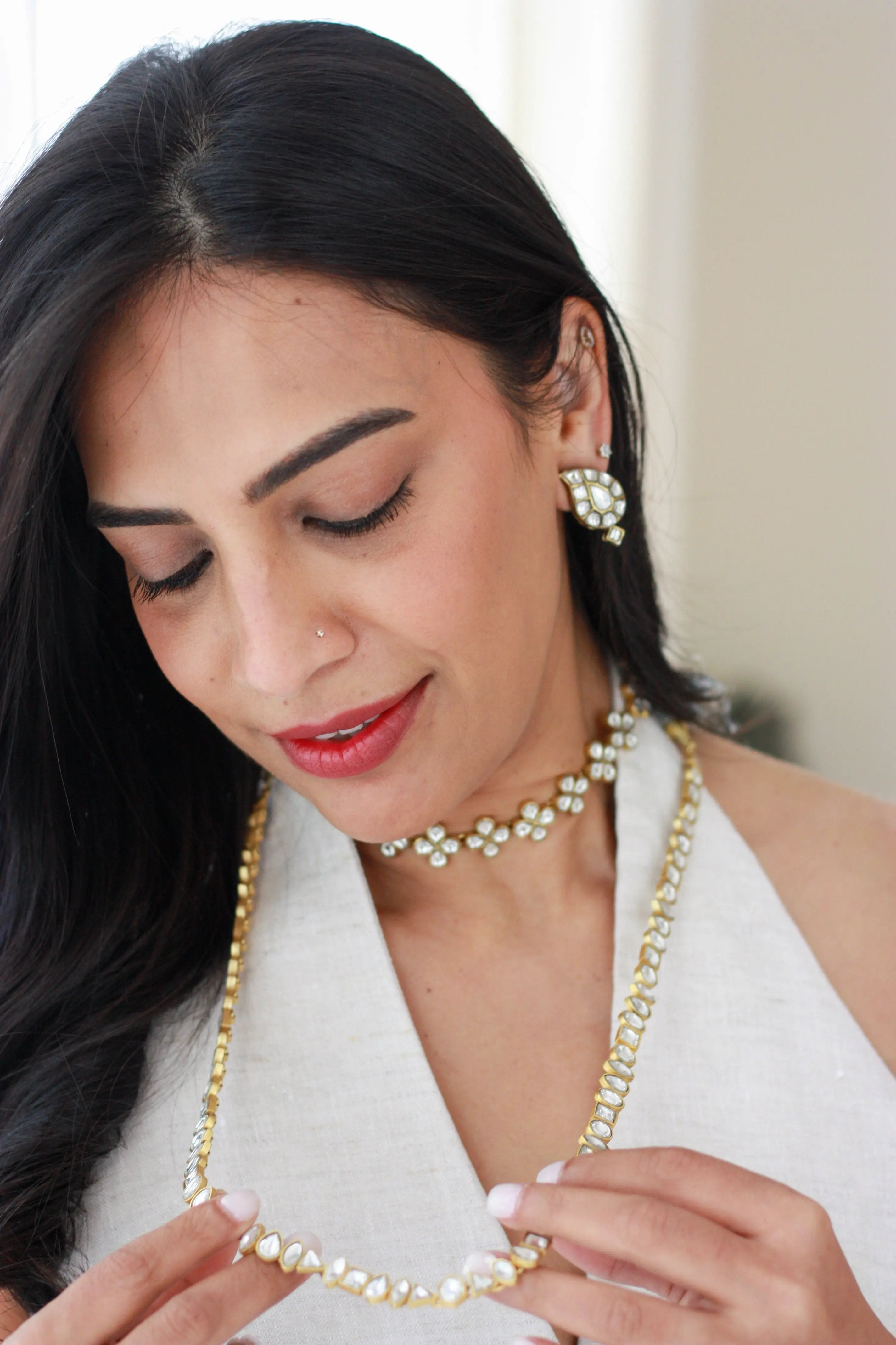 Gulmohar Kundan Choker