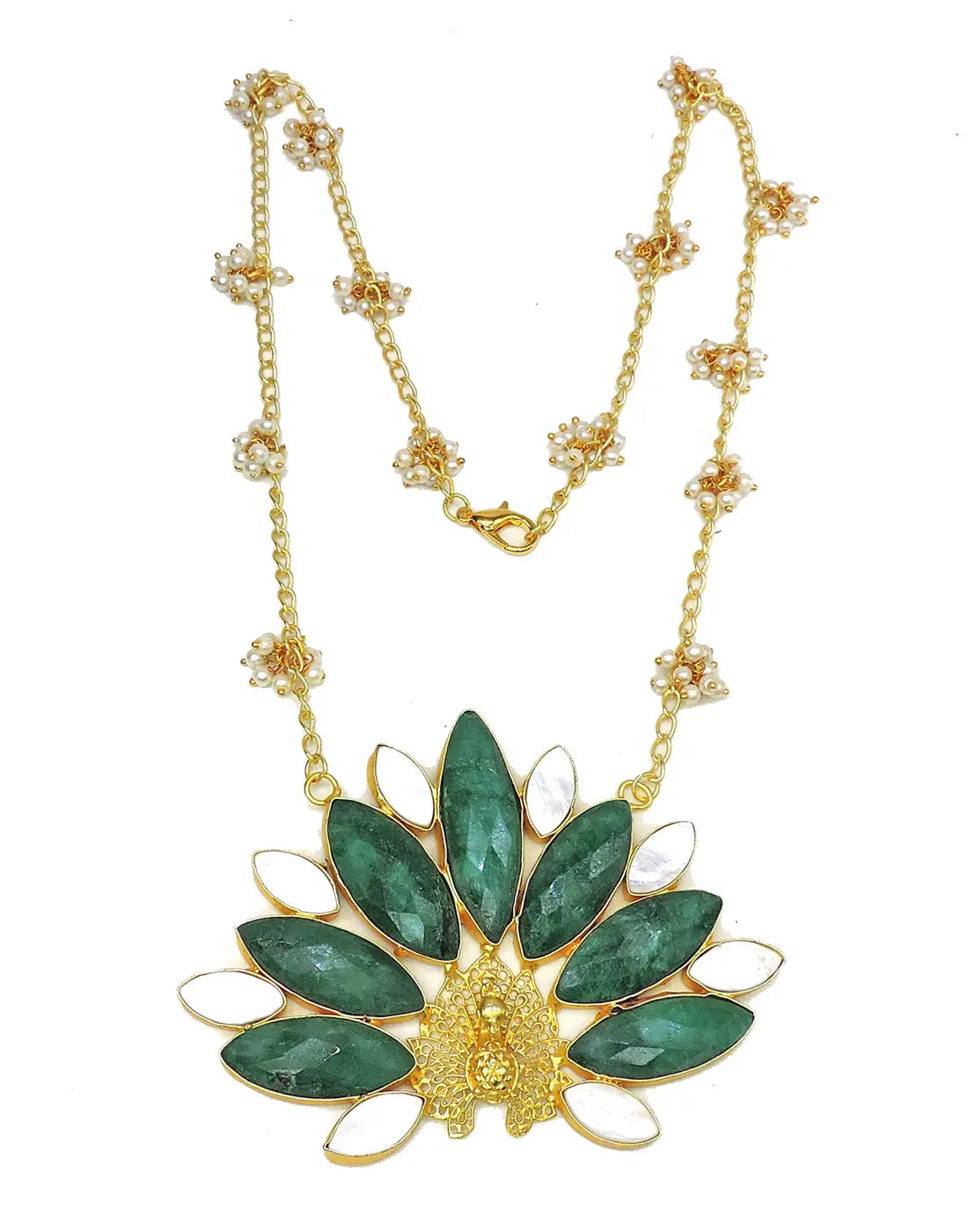 Heritage Arabella Necklace | Green & Blue