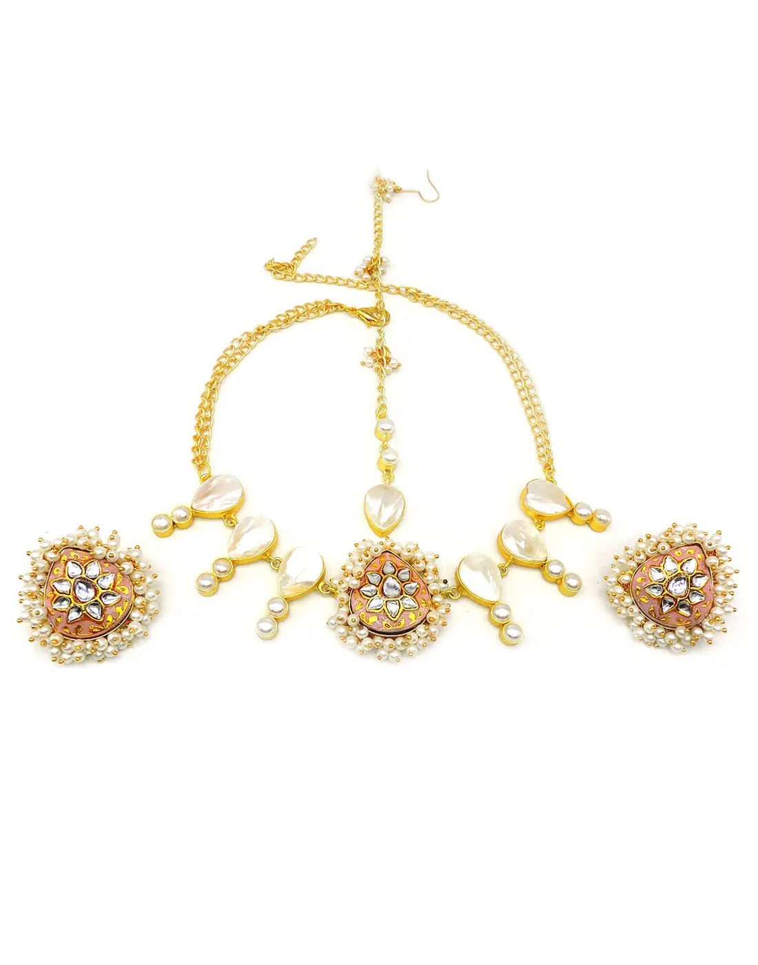 Kundan & Shell Necklace
