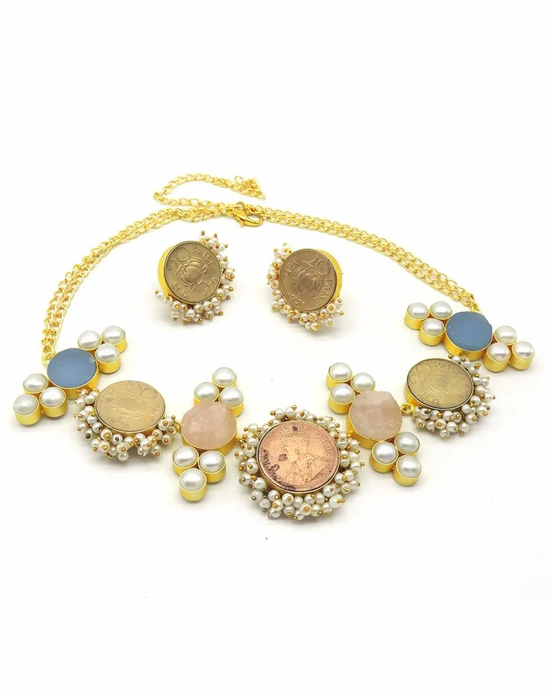 Padra Necklace (Blue Onyx)