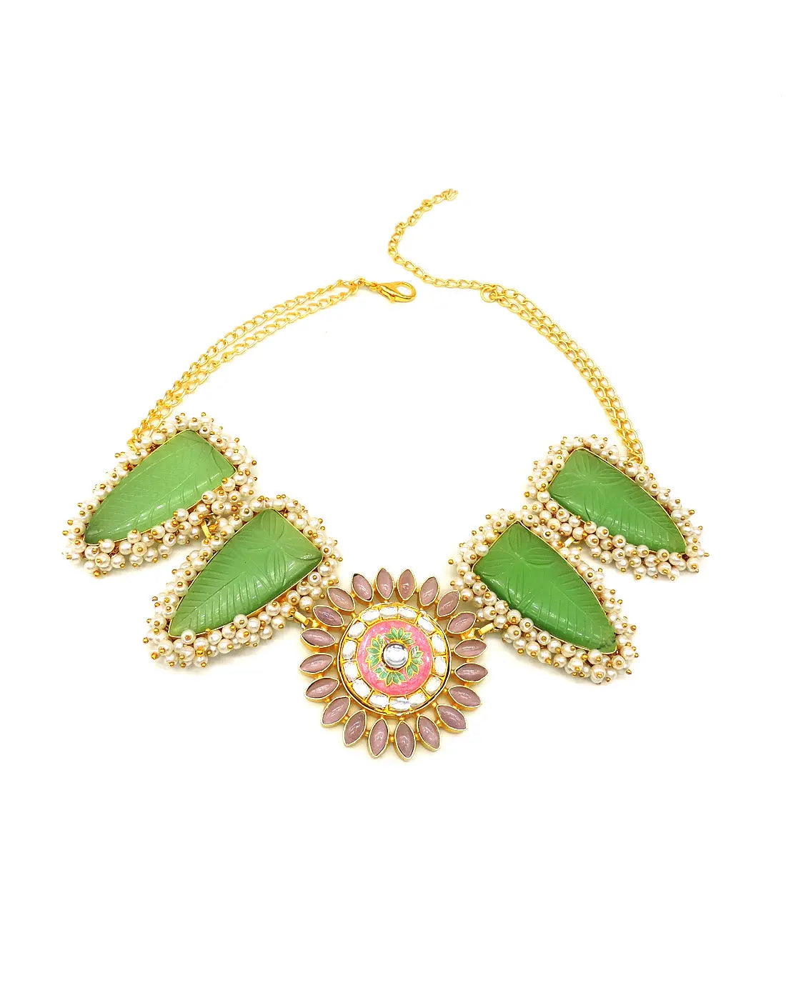 Sunflower Kundan Necklace