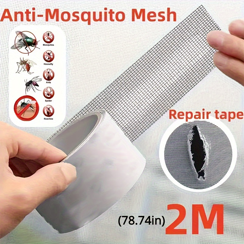 Window & Door Mesh Repair Tape | Self-Adhesive Screen Patch for Quick Fixes – Durable & Easy to Use