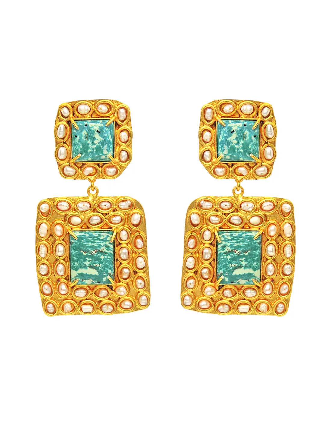 Yasmin Earrings (Ocean)