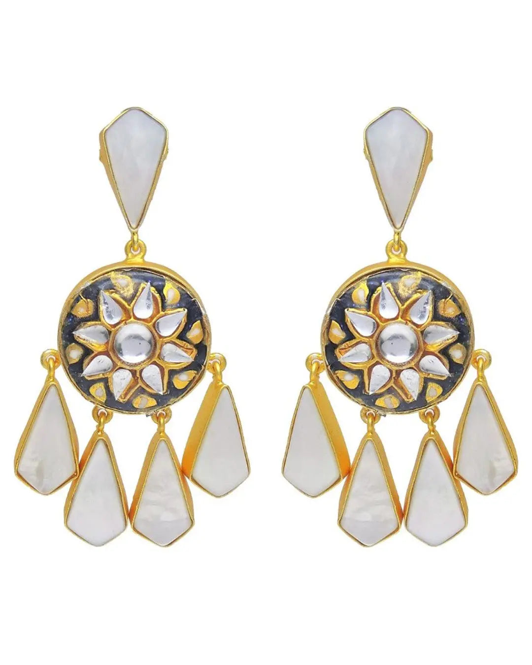 Zoha Earrings | Night & Sky