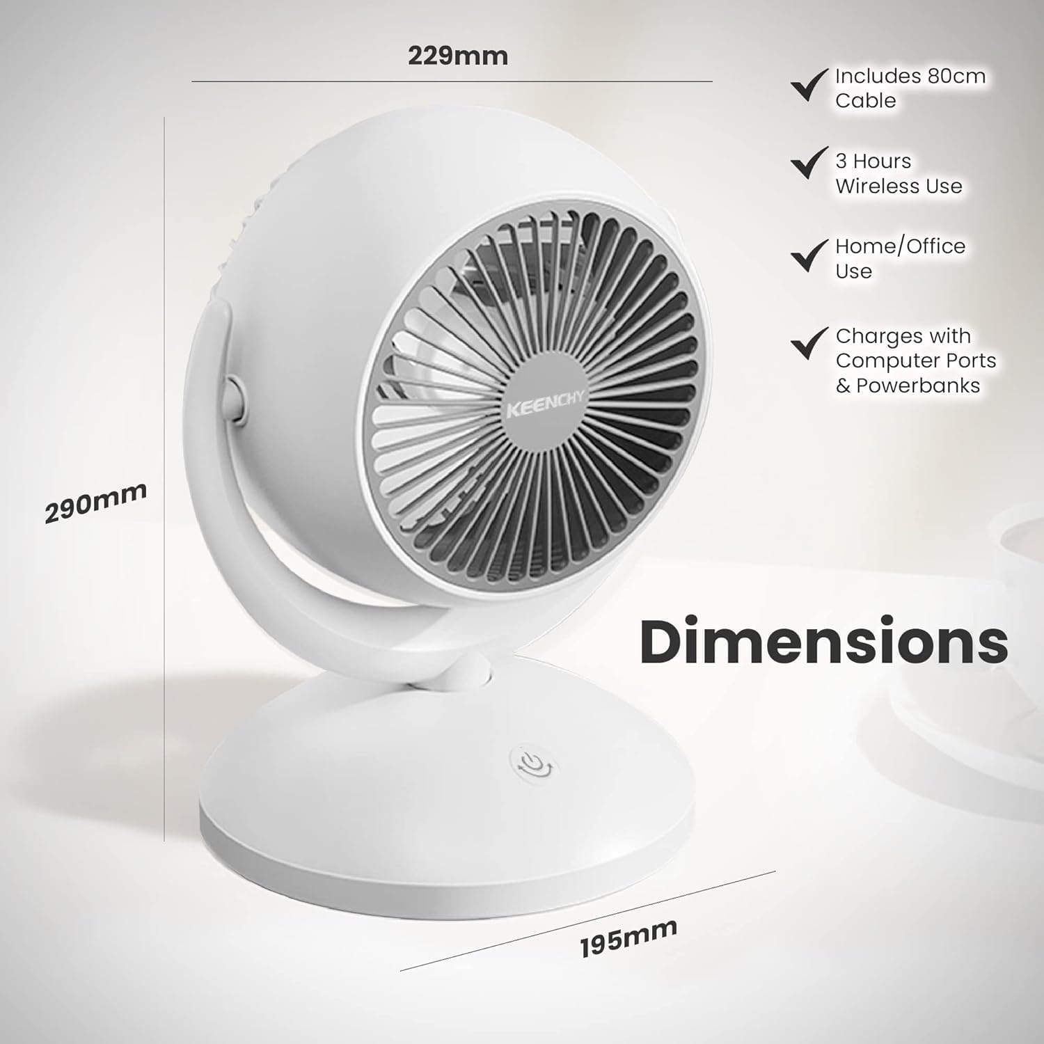Desktop Air Circulation Electric Fan