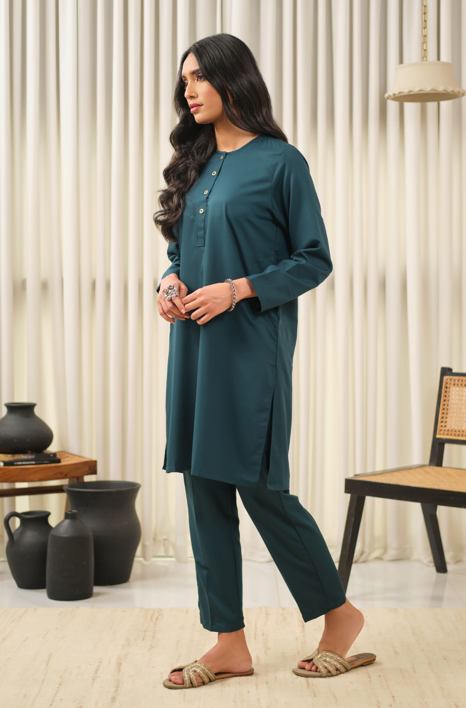Deep Teal Lucknow (Women)