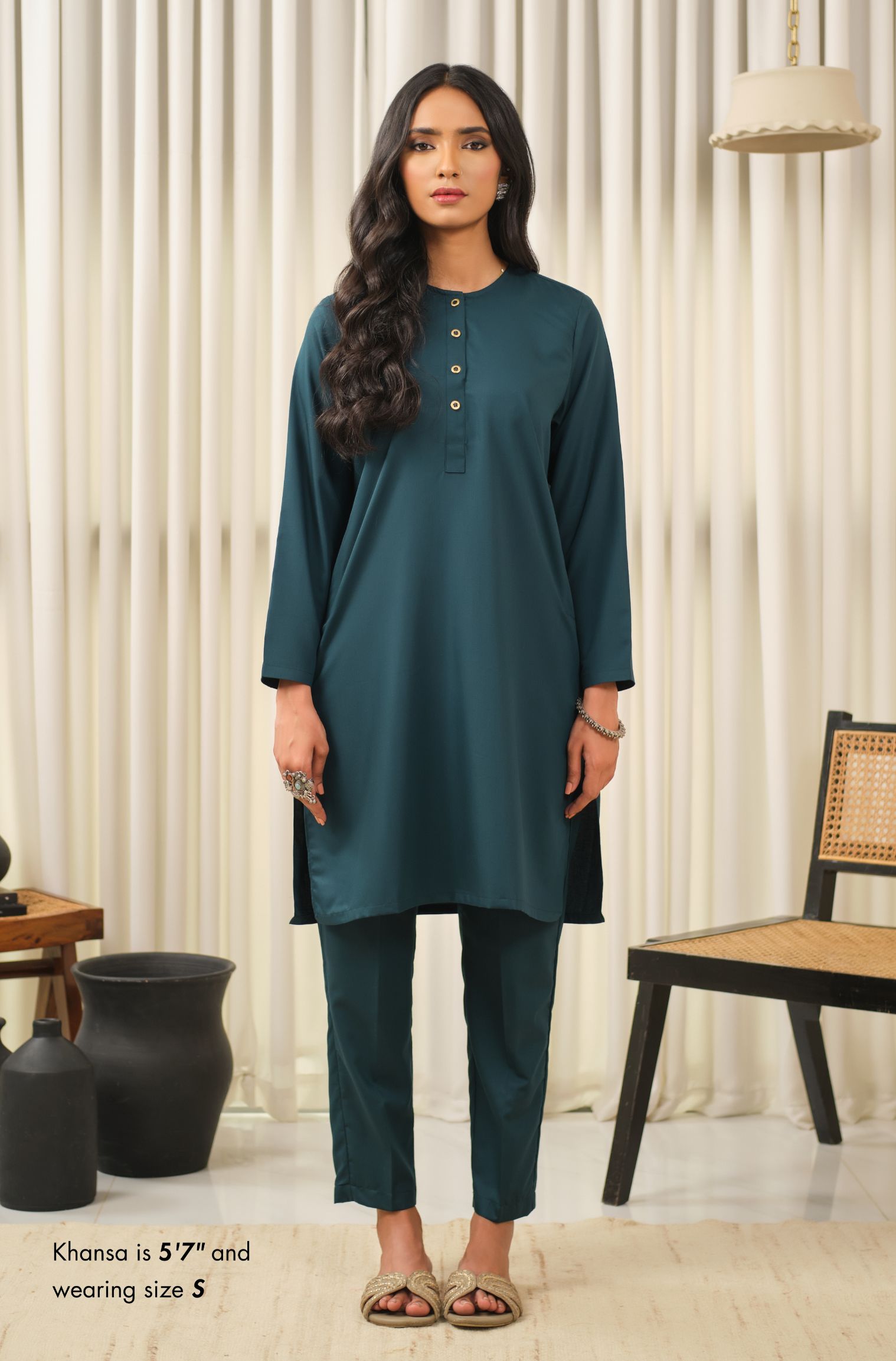 Deep Teal Lucknow (Women)