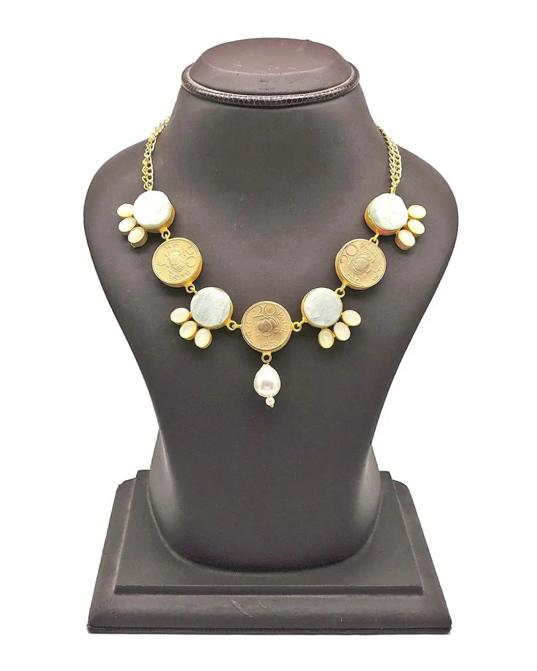 Coin & Amazonite Necklace