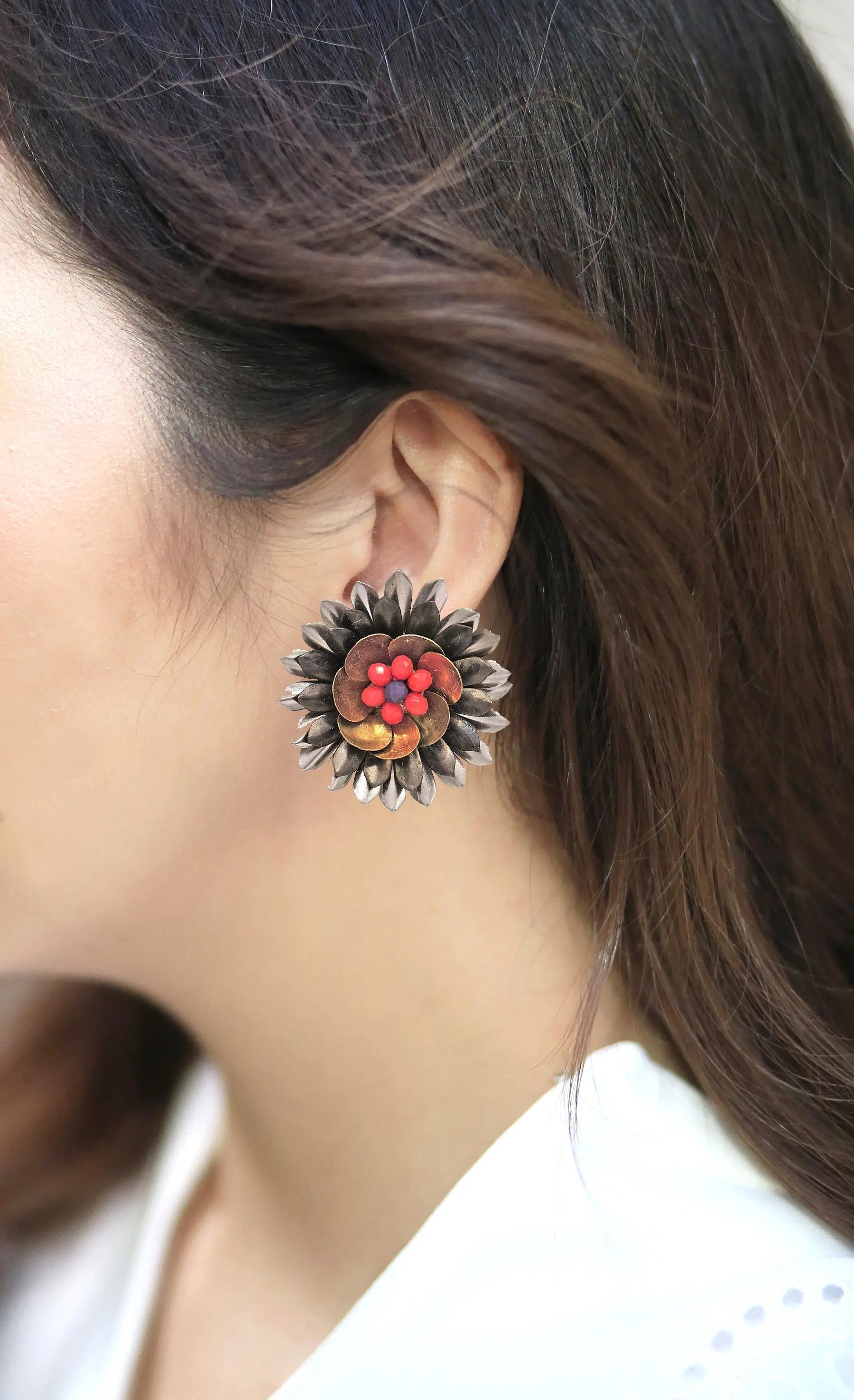 Flower Bead Earrings