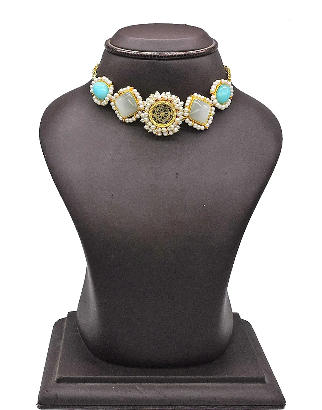 Jewelled Stone Necklace