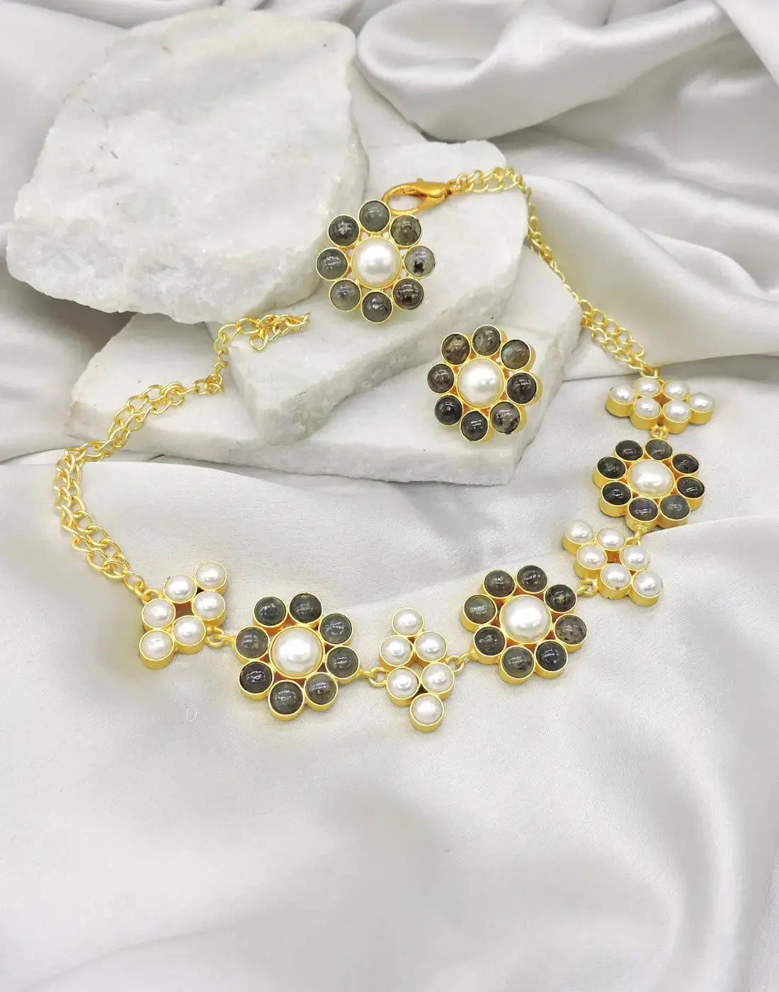 Katarina Earrings and Necklace