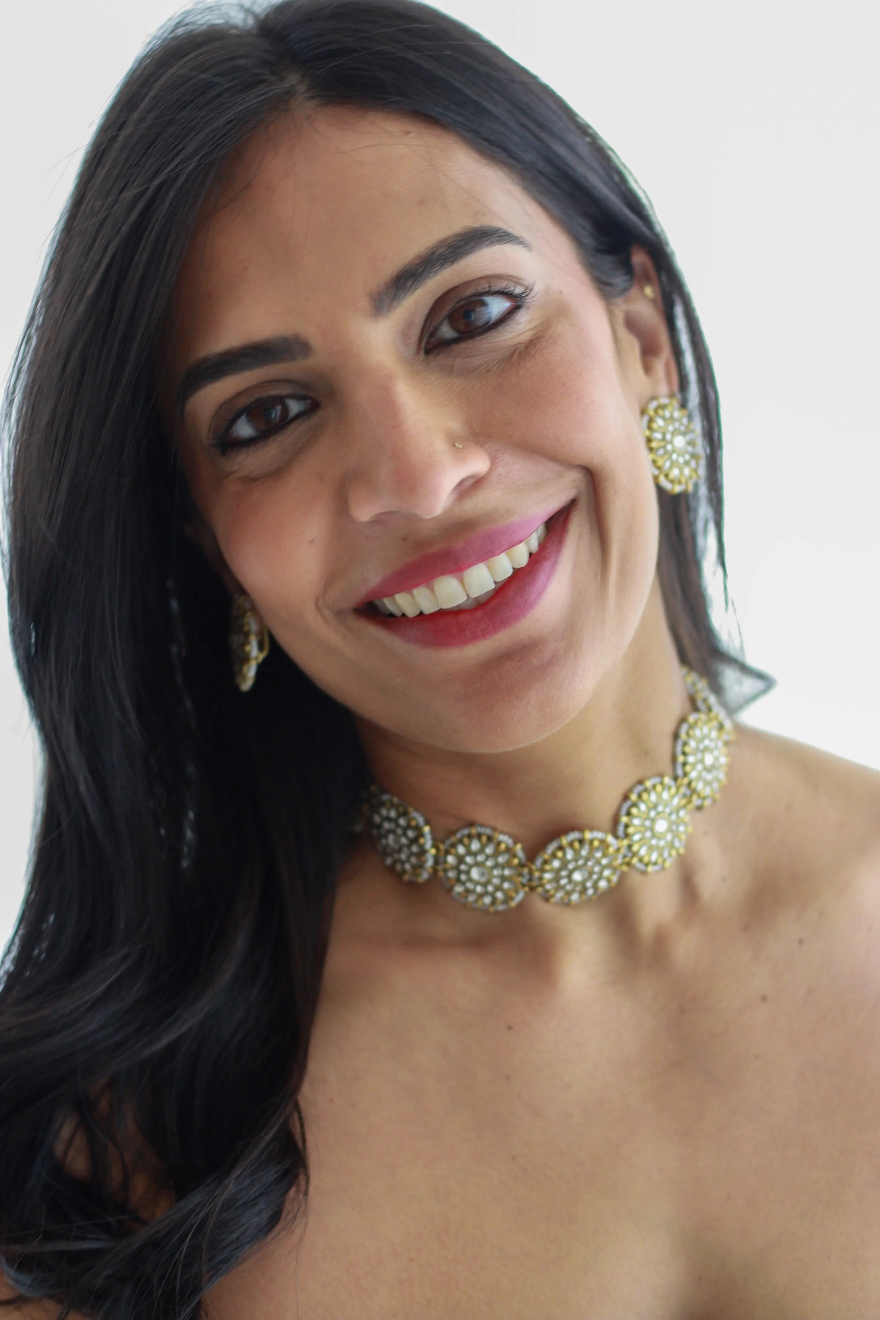 Pearl Dome Jhumka Earrings