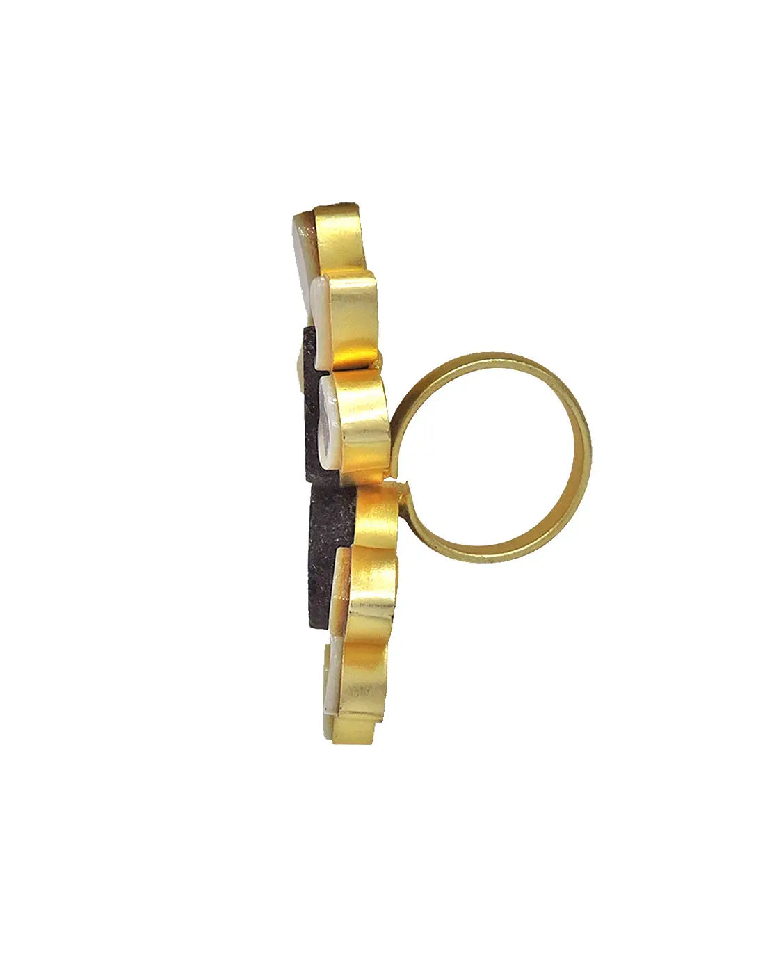 Twin Flora Ring (Amethyst)