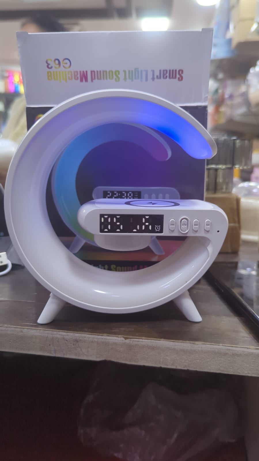 Smart LED Sound Machine CG3 – Night Light, Bluetooth Speaker & Alarm Clock (3-in-1)