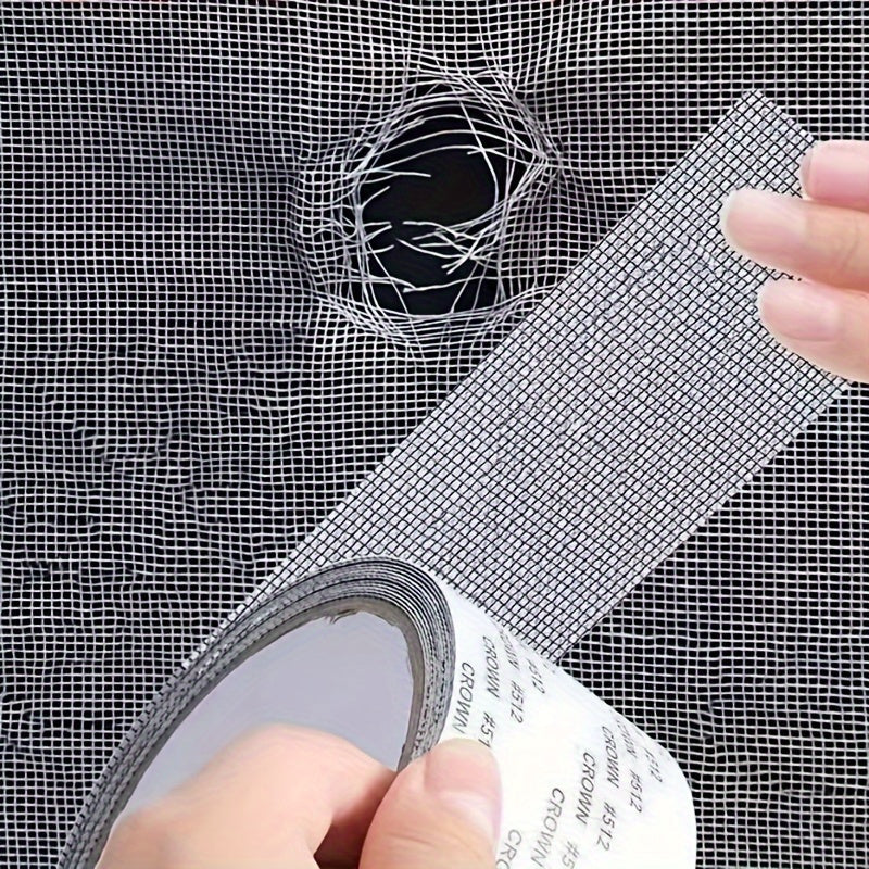 Window & Door Mesh Repair Tape | Self-Adhesive Screen Patch for Quick Fixes – Durable & Easy to Use