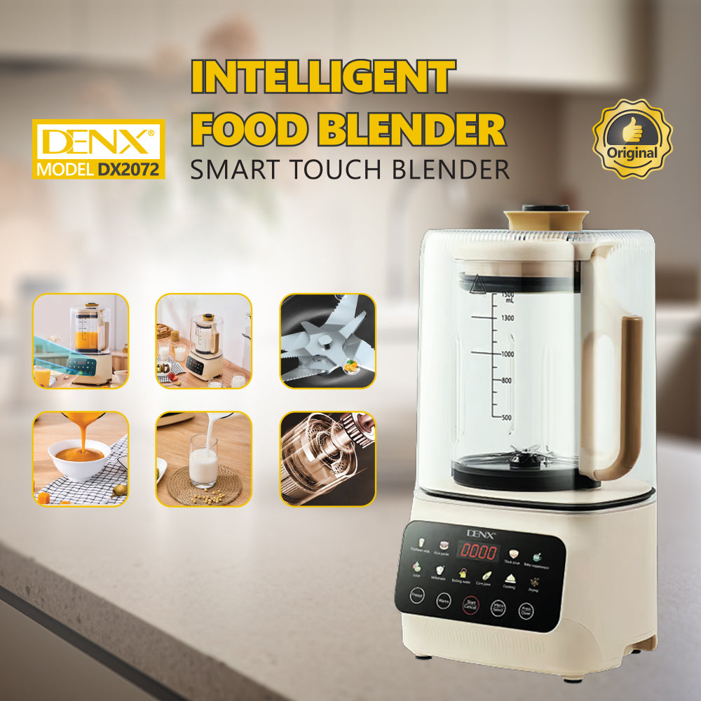 DENX DX2072 Smart Food Blender – 600W Power, 1.5L Capacity